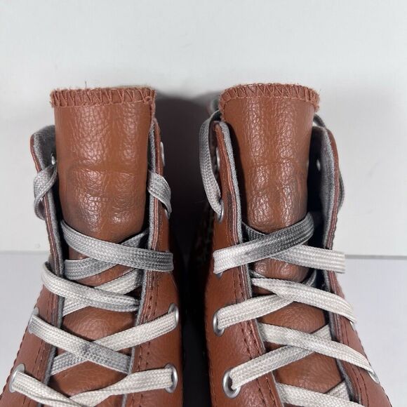 Converse Chuck Taylor All Star Wool Lined Leather Embroidered Shoes Youth Size 3 - Picture 3 of 11